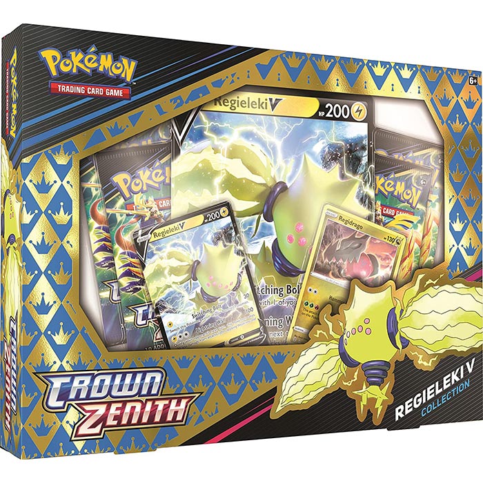 Pokemon Trading Card Game: Crown Zenith Collection – Pokemon V Regieleki or Regidrago