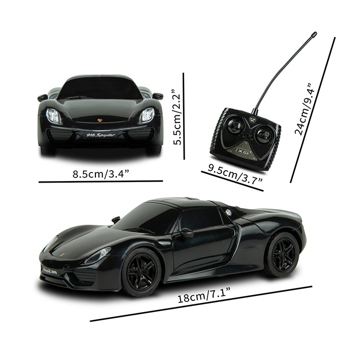 PORSCHE 918 Spyder 1/24 ScaleメタルドライブR/C PORSCHE 918 Spyder