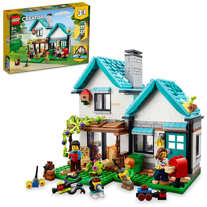 LEGO Creator 3 In 1 Cozy House Toy Set Mind Games US