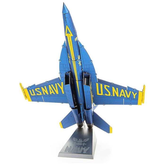 Fascinations ICONX US Navy Blue Angels F/A-18 Super Hornet Metal Earth Model Kit