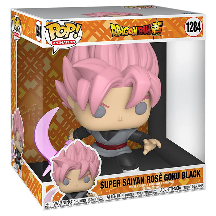 Funko Pop! Jumbo Dragon Ball Super Super Saiyan Rose Goku Black with Translucent Scythe