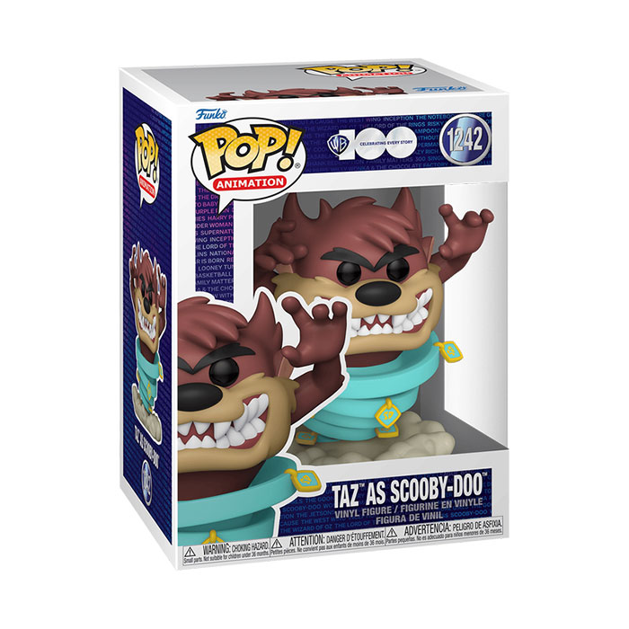 Funko Pop! Animation WB 100 Looney Tunes Taz as Scooby-Doo