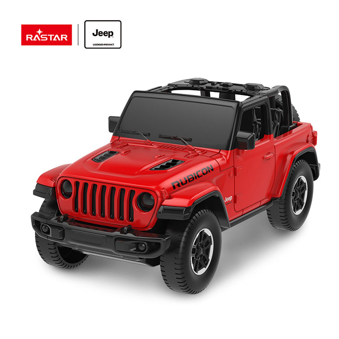 Die-Cast Jeep Wrangler Rubicon In Red Mind Games Canada