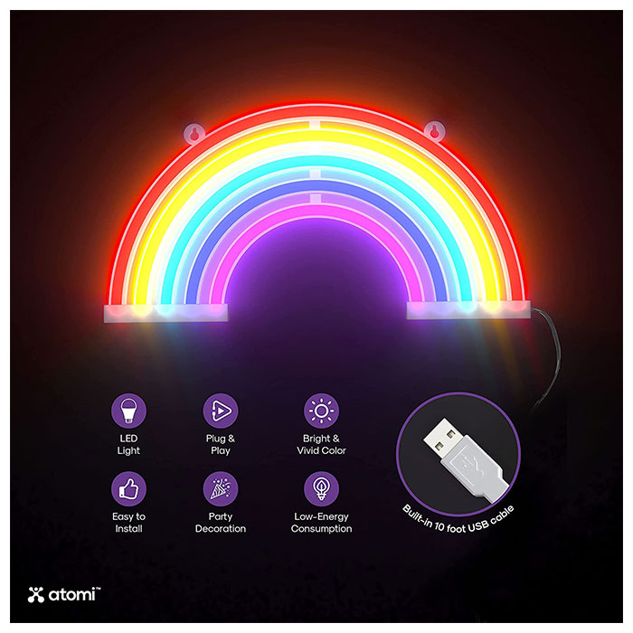 Wall Art Rainbow – 5 Color Way