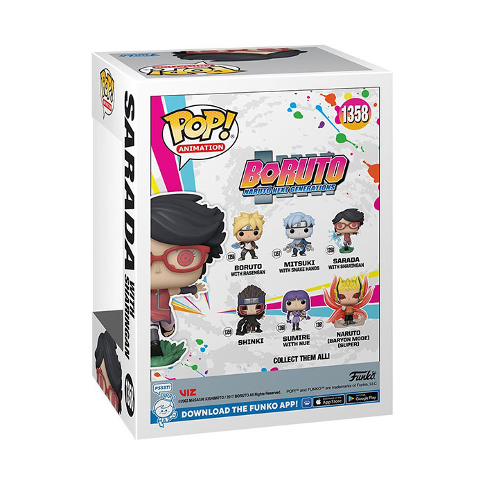 Funko Pop! Boruto Sarada With Sharingan Glow-in-the-Dark Mind - Main Image