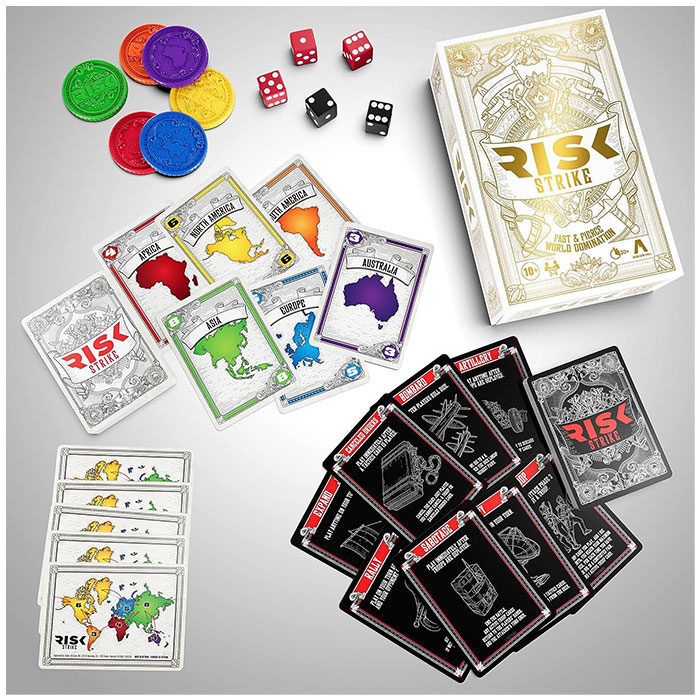 Risk Strike Card and Dice Game