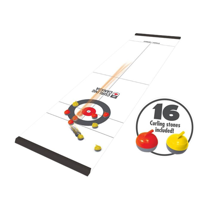 Ambassador Curling Canada Tabletop RollUp Curling Set Mind Games Canada
