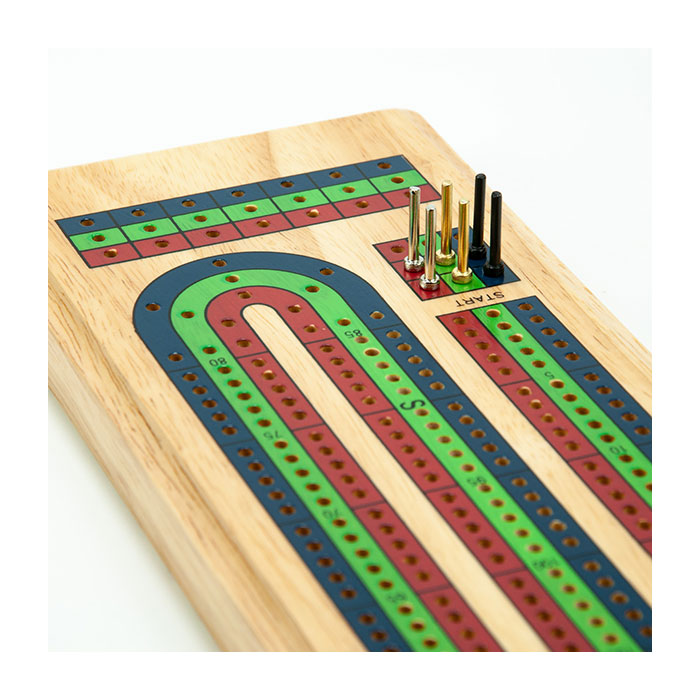 Cribbage Board 3 Track Wood Mind Games Canada