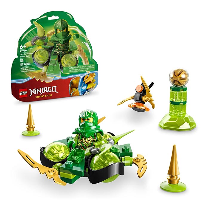 セット LEGO Ninjago Lloyd's Dragon Power Spinjitzu Spin 56 PCS