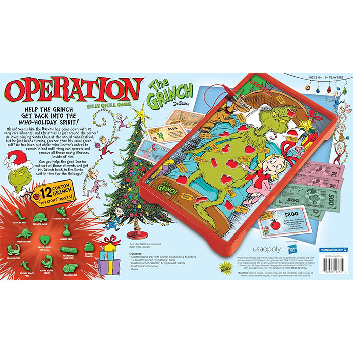 Operation The Grinch Board Game Mind Games Canada