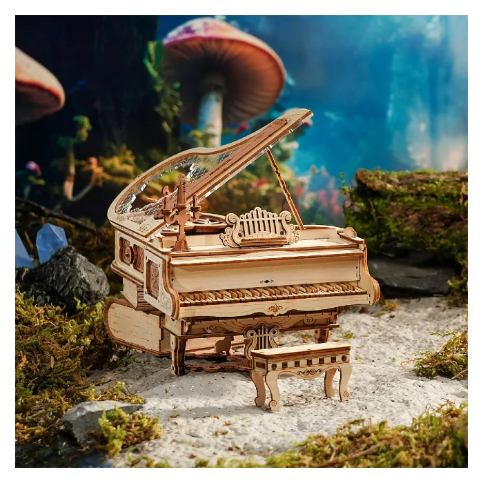 AMK81 Magic Piano - Houten Bouwpakket 3D-Puzzel DIY
