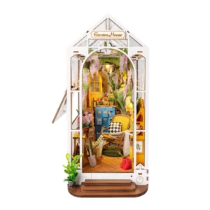 Rolife Holiday Garden House DIY Book Nook Shelf Insert