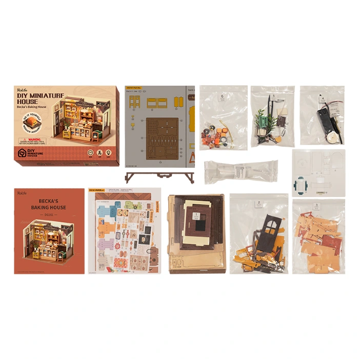 Rolife Becka’s Baking House DIY Miniature House Kit