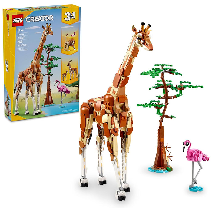 LEGO Creator 3 in 1 Wild Safari Animals