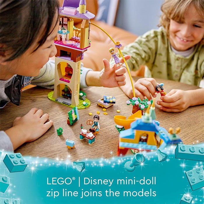 LEGO Disney Princess Rapunzel’s Tower Snuggly Duckling Tangled Building Toy