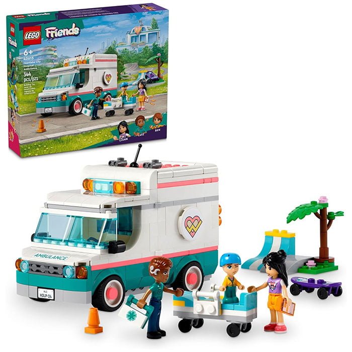 LEGO Friends Heartlake City Hospital Ambulance Set With