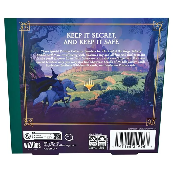 MTG The Lord Of The Rings Tales Of Middle-Earth Special Edition Collector Booster Pack | Mind Games Canada MTG The Lord Of The Rings Tales Of Middle-Earth Special Edition Collector Booster Pack | Mind Games Canada