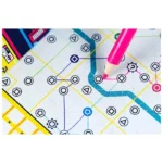 Next Station London Board Game - Route Building Flip & Write Game For 1-4 Players