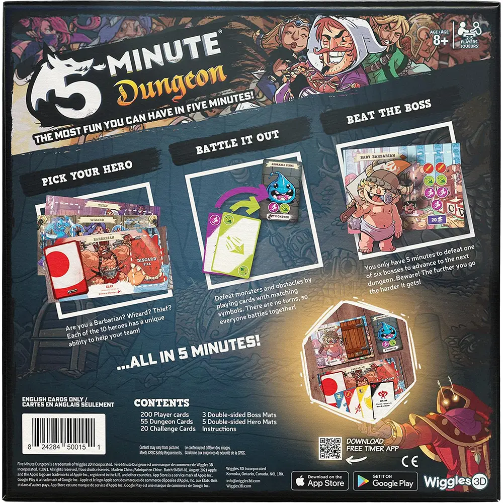 5 – Minute Dungeon Fun Card Game