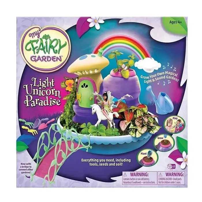 My Fairy Garden Light Unicorn Paradise Playset For Kids Mind