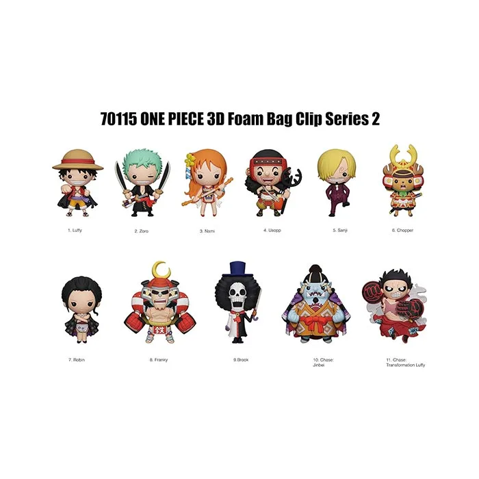One Piece 3D Mystery Bag Clip Series 2 (Random Figure)