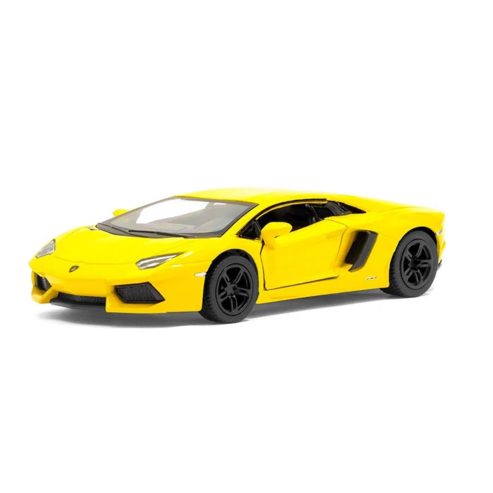 Diecast Car Lamborghini Aventador Pullback 1:38 scale Race Track Toys Single Assorted (Random Pick)