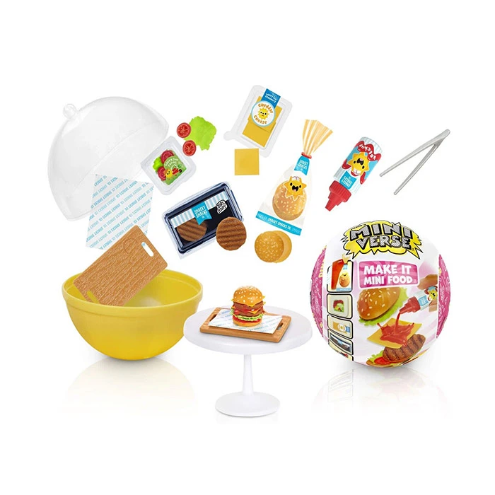 MGA's Miniverse Mini Food Diner ミニバース 3個 MGA Miniverse Make It Mini Foods Diner Series 3 Assorted