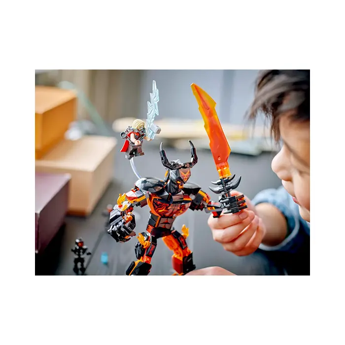 LEGO Marvel Thor Surtur Construction Figure 245 Pieces Mind