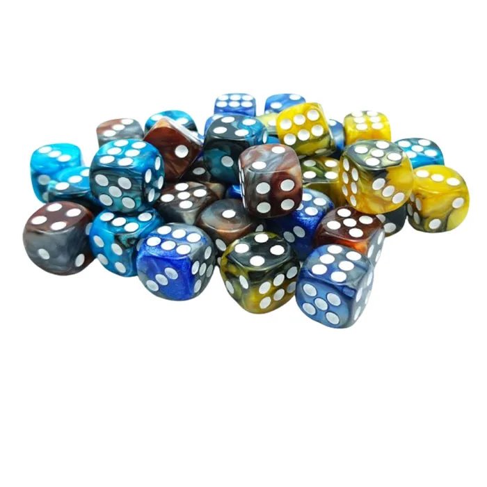 Tradeopia D6 Dice 12 Piece Sets Assorted Colors (Random Pick)