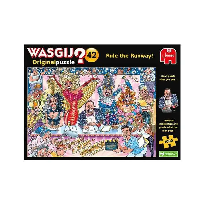 Jumbo Wasgij Rule The Runway 42 Puzzle Original 1000 Pieces