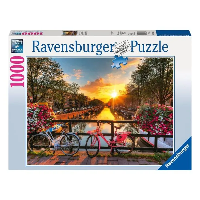 Ravensburger Bicycles In Amsterdam 1000 Piece Jigsaw Puzzle Mind Games Canada