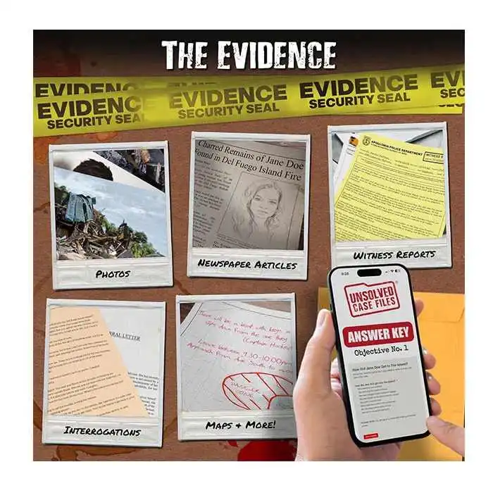 Pressman Unsolved Case Files Jane Doe - Cold Case Murder Mystery Game