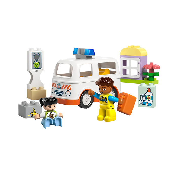 LEGO Duplo Ambulance And Driver 19 Pieces