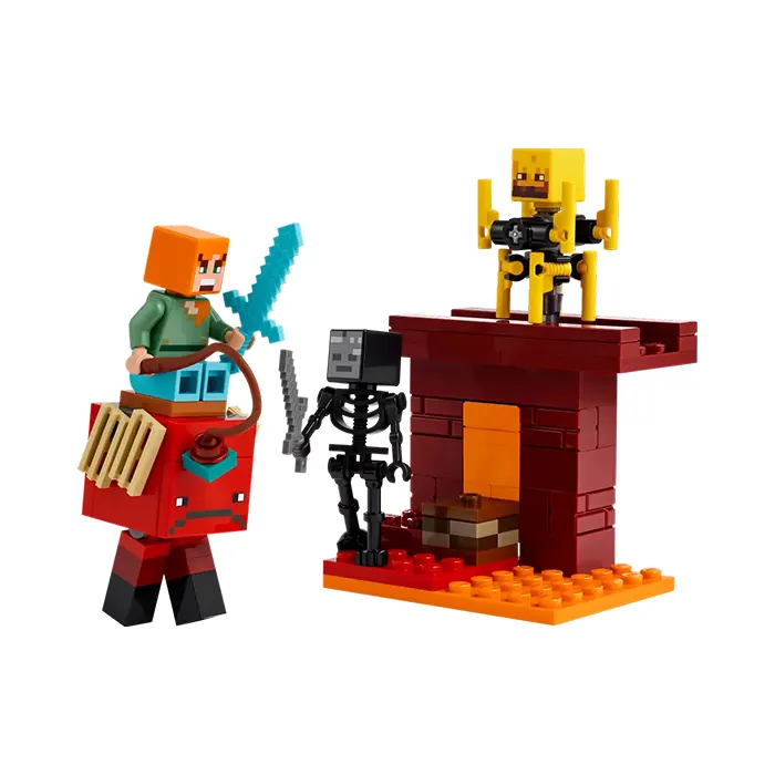 LEGO Minecraft The Nether Lava Battle 99 Pieces | Mind Games Canada