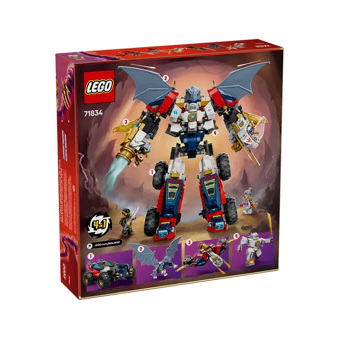 LEGO NINJAGO Zane’s Ultra Combiner Mech 1187 Pieces