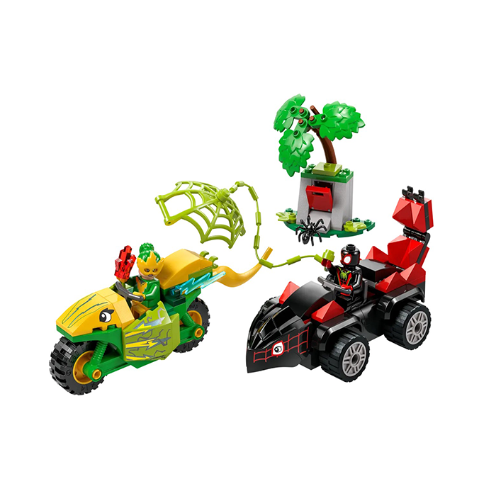 LEGO Marvel Spin And Electro Dinosaur Vehicle Chase 124 Pieces