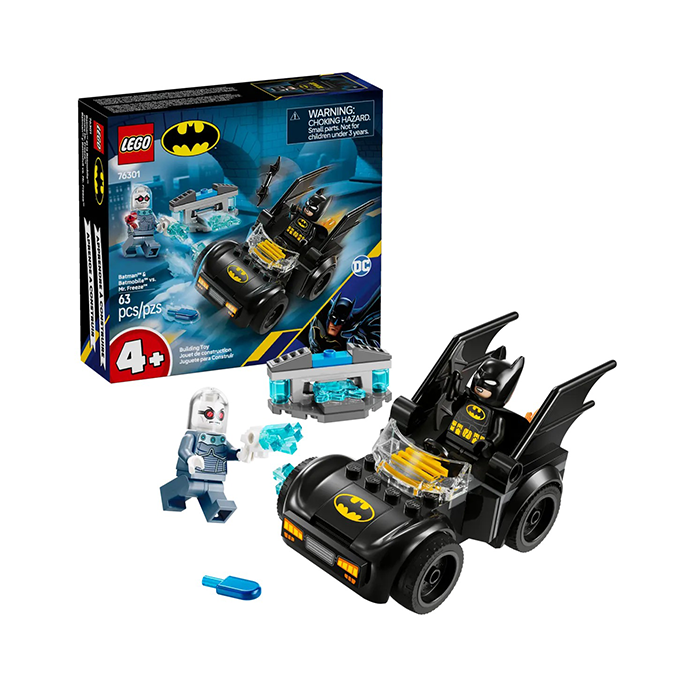 LEGO DC Batman And Batmobile VS Mr. Freeze 63 Pieces