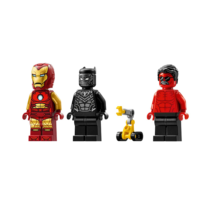 LEGO Marvel Iron Man Car And Black Panther VS Red Hulk 295 Pieces