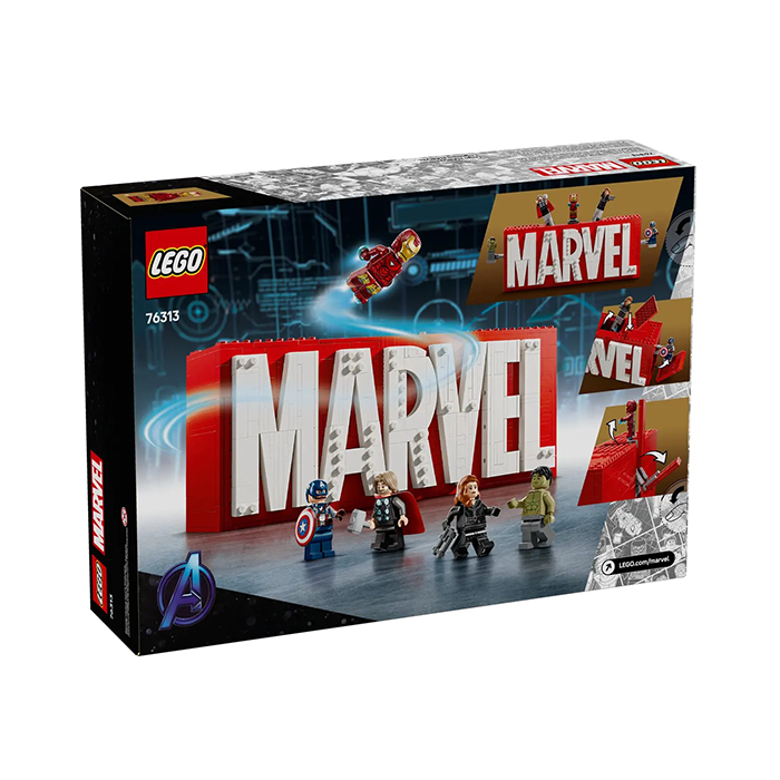 LEGO Marvel Logo And Minifigures 931 Pieces