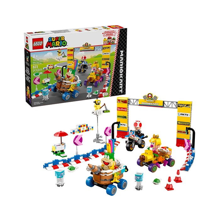 LEGO Super Mario Kart Baby Peach And Grand Prix Set 823 Pieces