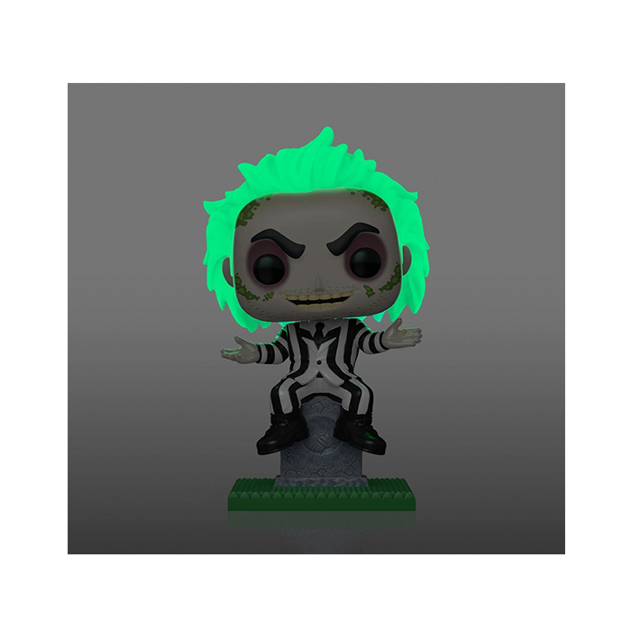 Funko Pop! Plus Beetlejuice On Tombstone Exclusive (Glows in the Dark)
