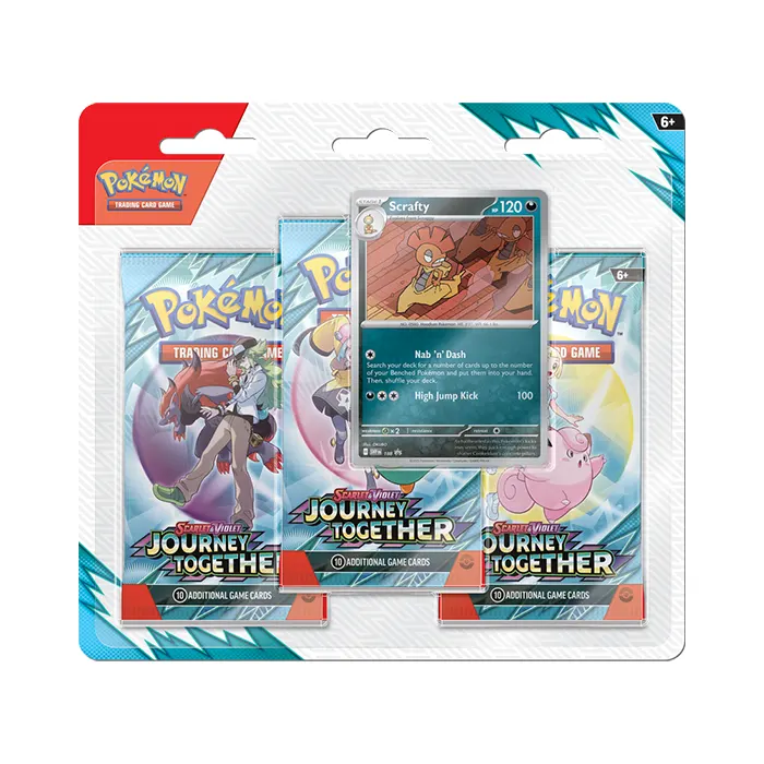 Pokemon TCG Scarlet and Violet (SV09) Journey Together 3PK Blister