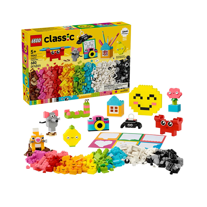 LEGO Classic Creative Happy Box 680 Pieces