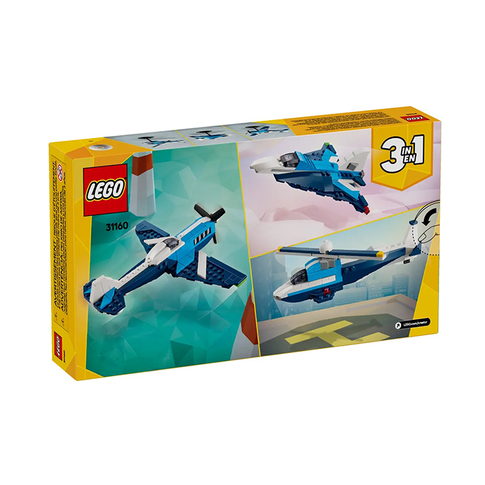 LEGO Creator 3 In 1 Aircraft Race Plane 178 Pieces