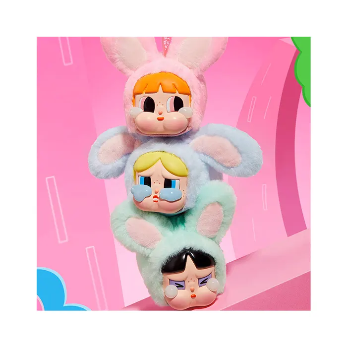Pop Mart Crybaby X Powerpuff Girls Series Vinyl Face Plush Blind