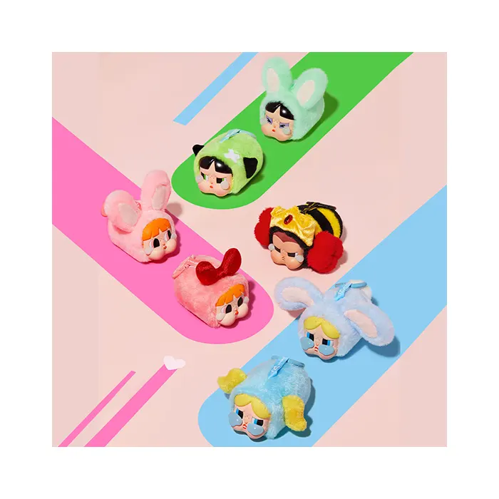 Pop Mart Crybaby X Powerpuff Girls Series Vinyl Face Plush Blind