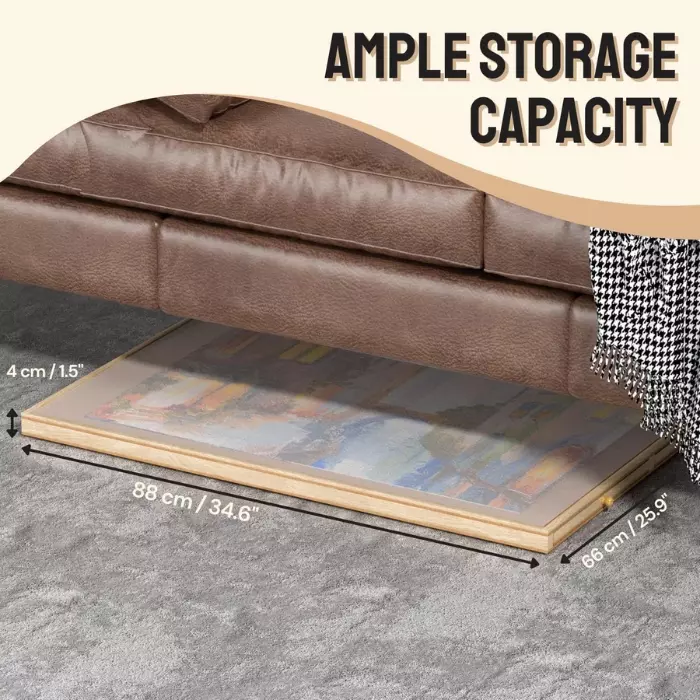 Tradeopia 1500 Pieces Rotating Puzzle Board with Drawers