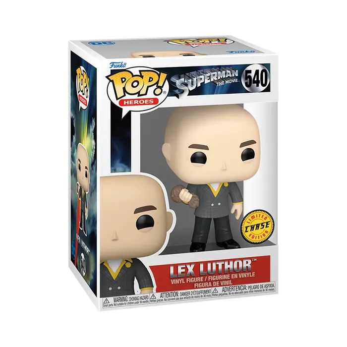 Funko Pop! Heroes Superman Lex Luthor with Kryptonite Necklace (1978) – Chase Edition