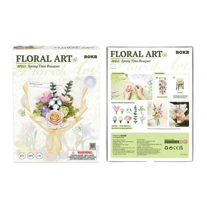 ROKR Spring Time Bouquet DIY 3D Puzzle