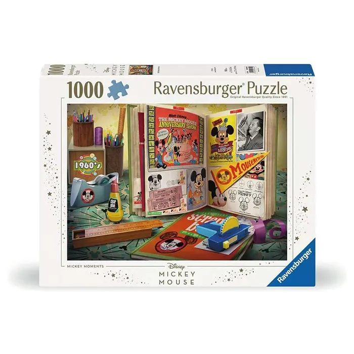 Ravensburger Mickey s Collector Edition (1960s) 1000 Piece Jigsaw Puzzle